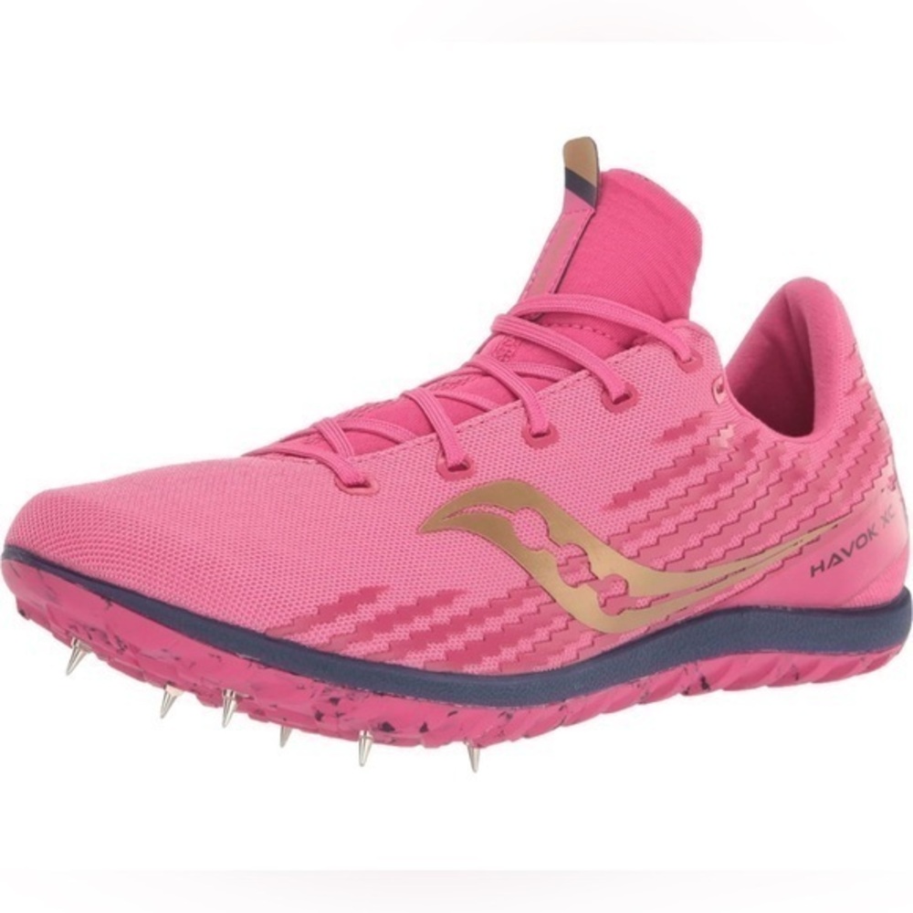 Saucony Men’s Havok XC 3 Spike Running Shoes – Prospect Quartz, Size 12.5